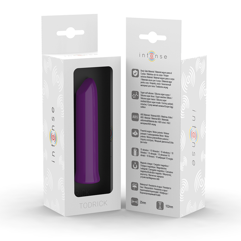 INTENSE TODRICK bala vibradora estimuladora de clítoris, en caja