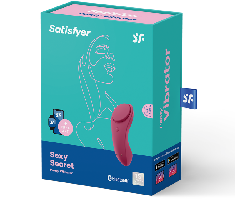 SATISFYER SEXY SECRET vibrador de bragas con APP, en caja