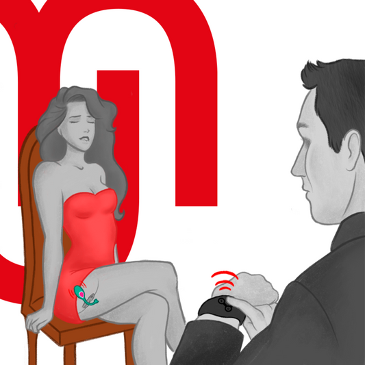 WEARWATCH DUAL vibrador dual con reloj control remoto, uso 1