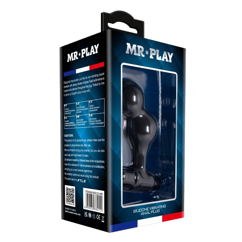 MR PLAY estimulador de próstata con vibración, en caja