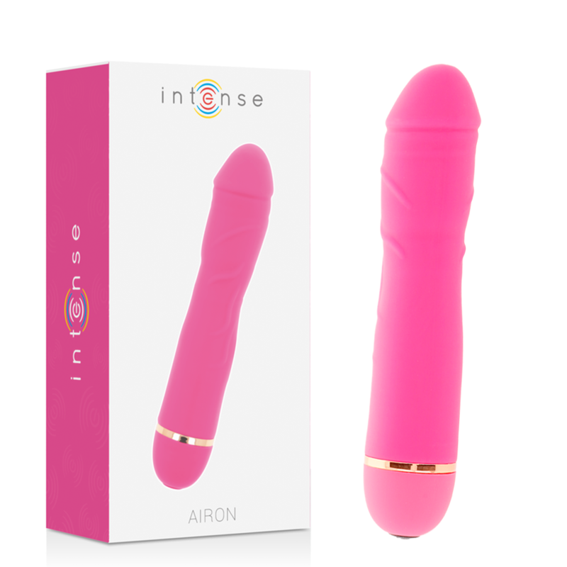 INTENSE AIRON dildo consolador vibrador 180x35mm, con empaque origina
