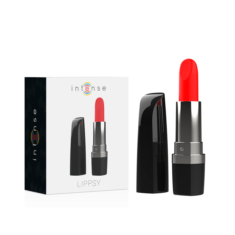 INTENSE LIPPSY mini vibrador pintalabios para clítoris, con empaque original