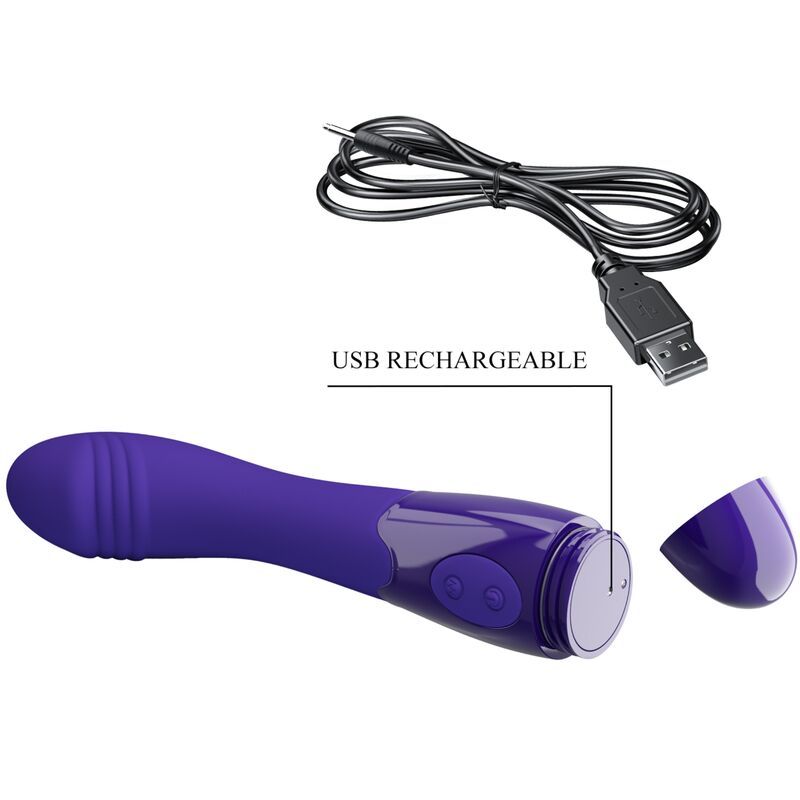 PRETTY LOVE ELEMENTAL-YOUTH dildo vibrador para vagina en silicona, cable USB