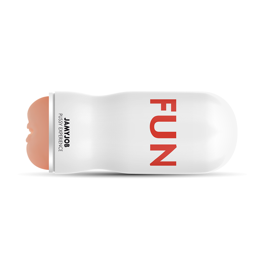 JAMYJOB masturbador para hombre realista en forma de vagina, vista horizontal